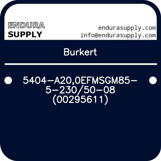 burkert-5404-a200efmsgm85-5-23050-08-00295611