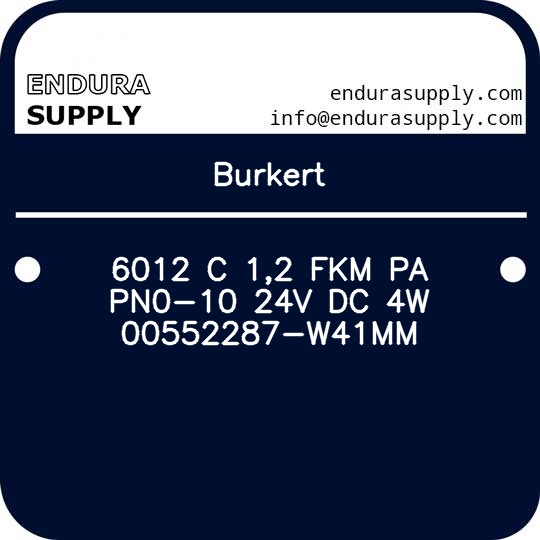 burkert-6012-c-12-fkm-pa-pn0-10-24v-dc-4w-00552287-w41mm