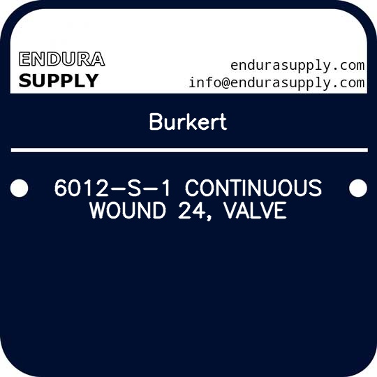 burkert-6012-s-1-continuous-wound-24-valve