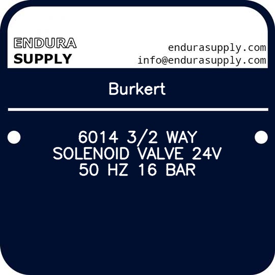 burkert-6014-32-way-solenoid-valve-24v-50-hz-16-bar