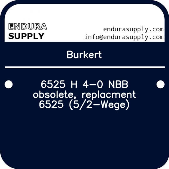 burkert-6525-h-4-0-nbb-obsolete-replacment-6525-52-wege