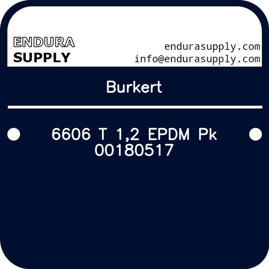 burkert-6606-t-12-epdm-pk-00180517
