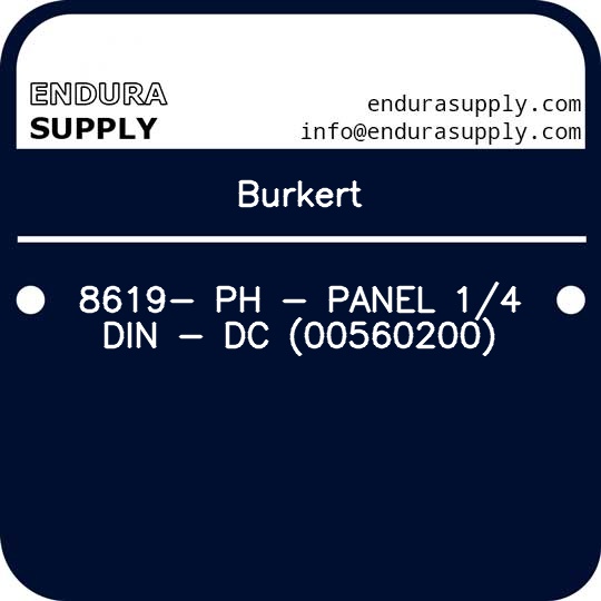 burkert-8619-ph-panel-14-din-dc-00560200