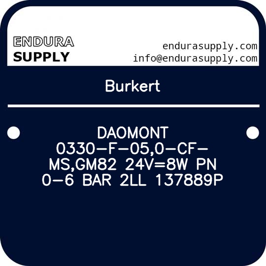 burkert-daomont-0330-f-050-cf-msgm82-24v8w-pn-0-6-bar-2ll-137889p