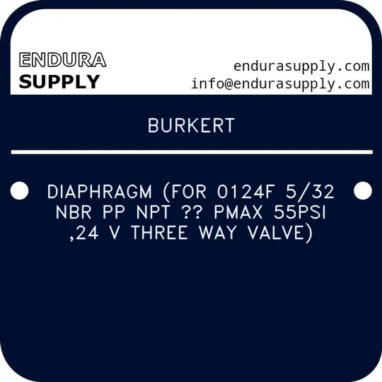 burkert-diaphragm-for-0124f-532-nbr-pp-npt-14-pmax-55psi-24-v-three-way-valve