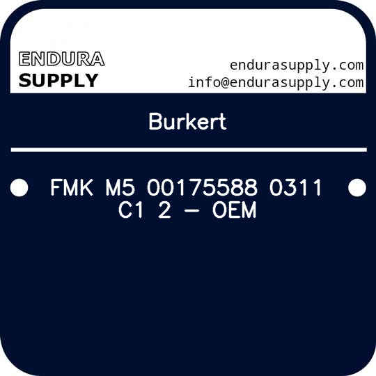 burkert-fmk-m5-00175588-0311-c1-2-oem