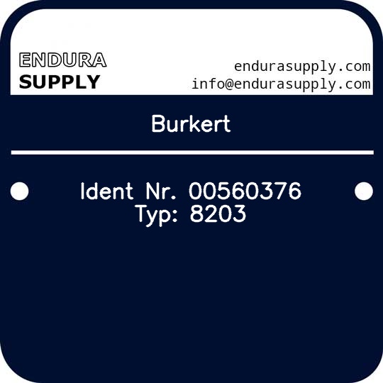 burkert-ident-nr-00560376-typ-8203