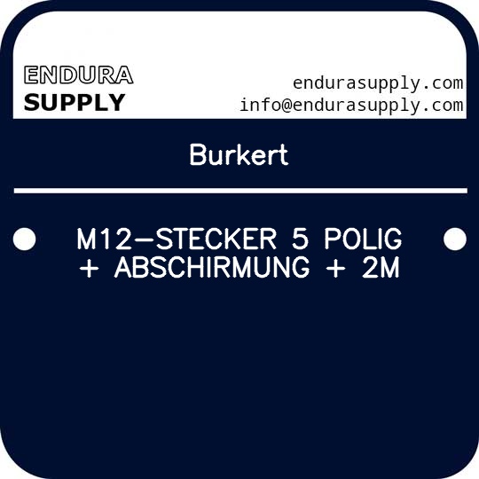 burkert-m12-stecker-5-polig-abschirmung-2m