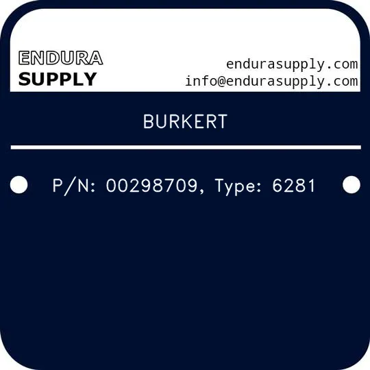 burkert-pn-00298709-type-6281