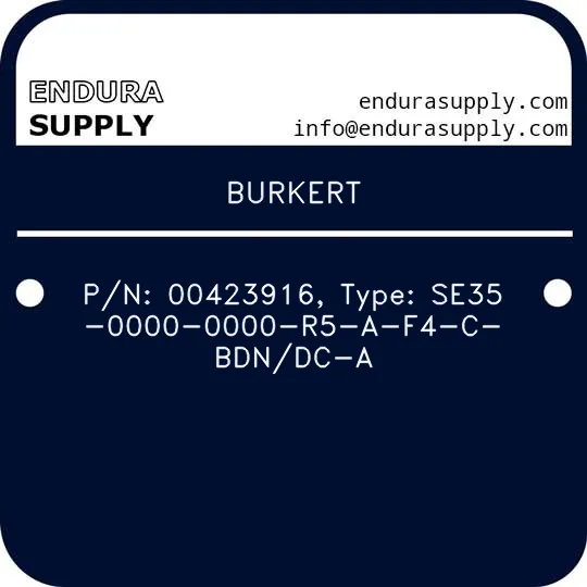 burkert-pn-00423916-type-se35-0000-0000-r5-a-f4-c-bdndc-a
