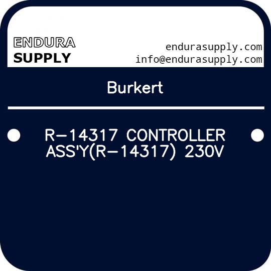 burkert-r-14317-controller-assyr-14317-230v