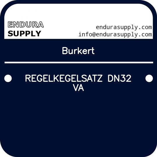 burkert-regelkegelsatz-dn32-va