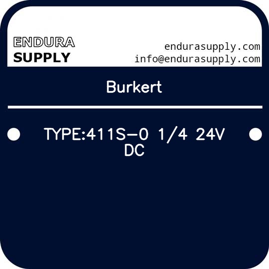 burkert-type411s-0-14-24v-dc