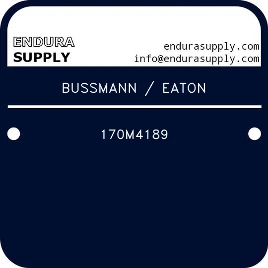 bussmann-eaton-170m4189