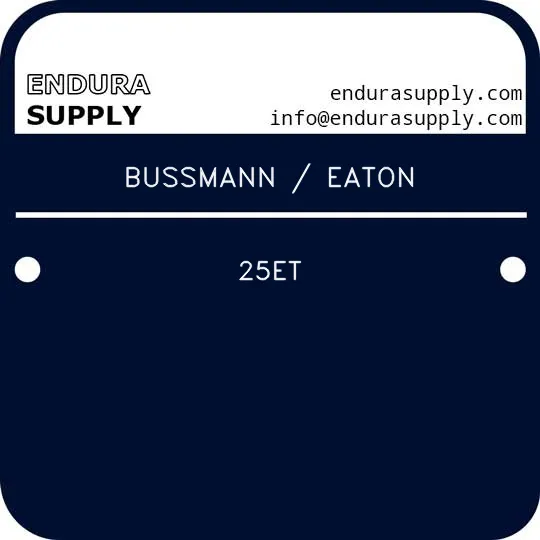bussmann-eaton-25et