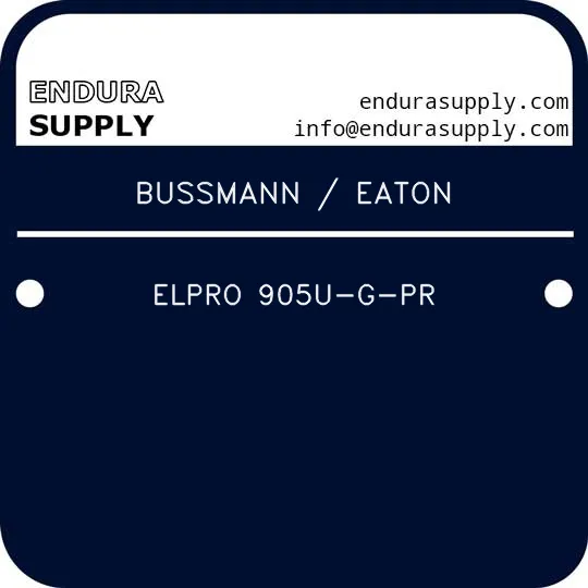 bussmann-eaton-elpro-905u-g-pr