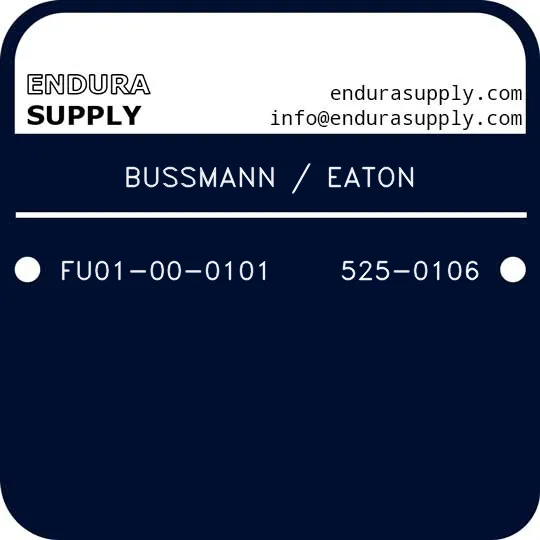 bussmann-eaton-fu01-00-0101-525-0106