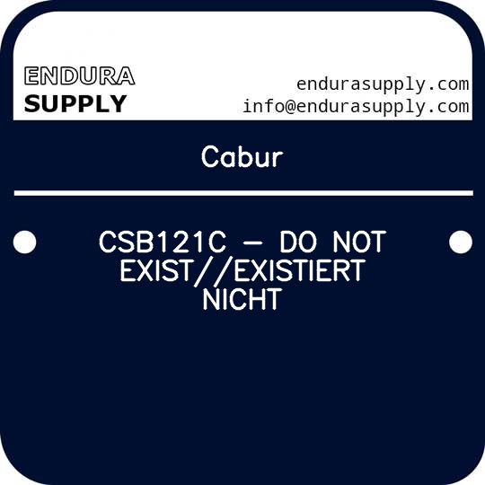 cabur-csb121c-do-not-existexistiert-nicht
