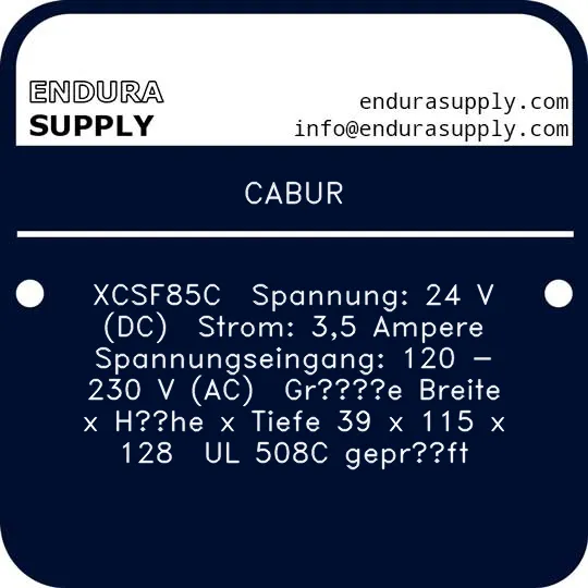 cabur-xcsf85c-spannung-24-v-dc-strom-35-ampere-spannungseingang-120-230-v-ac-groe-breite-x-hohe-x-tiefe-39-x-115-x-128-ul-508c-gepruft