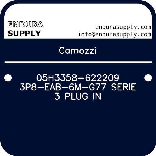 camozzi-05h3358-622209-3p8-eab-6m-g77-serie-3-plug-in
