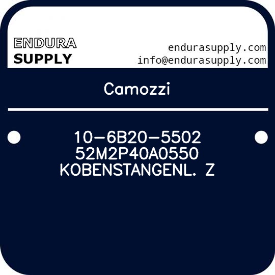 camozzi-10-6b20-5502-52m2p40a0550-kobenstangenl-z