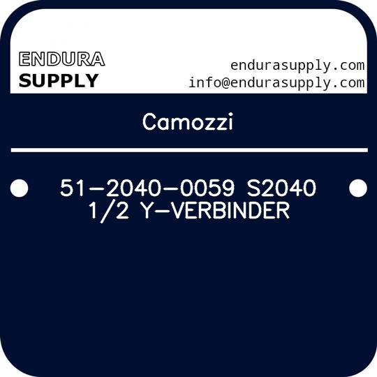 camozzi-51-2040-0059-s2040-12-y-verbinder