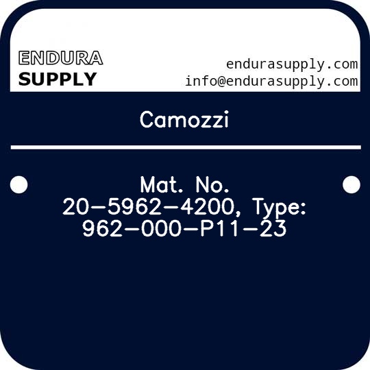 camozzi-mat-no-20-5962-4200-type-962-000-p11-23