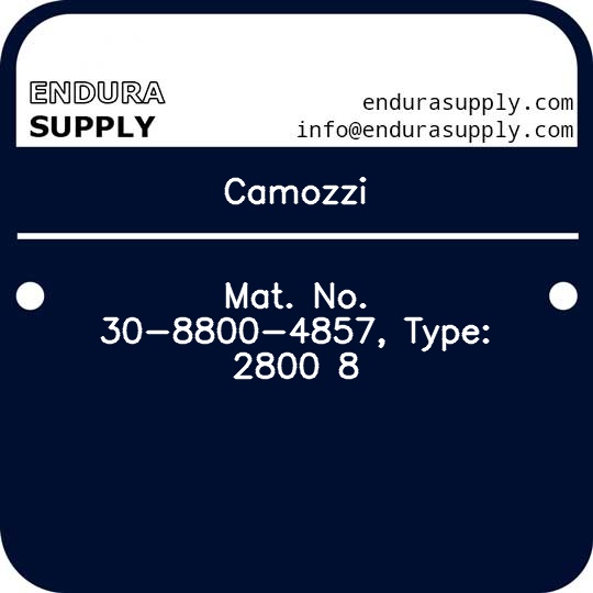 camozzi-mat-no-30-8800-4857-type-2800-8