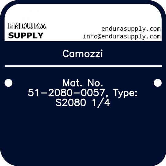 camozzi-mat-no-51-2080-0057-type-s2080-14