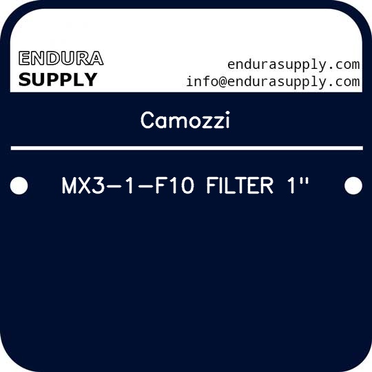 camozzi-mx3-1-f10-filter-1