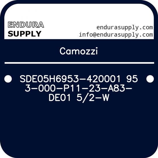 camozzi-sde05h6953-420001-953-000-p11-23-a83-de01-52-w