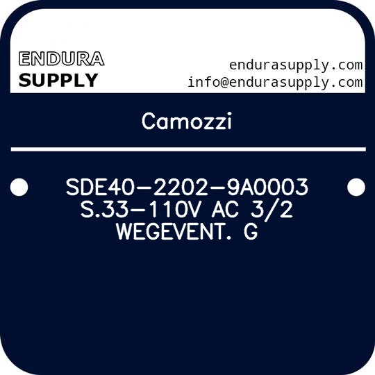 camozzi-sde40-2202-9a0003-s33-110v-ac-32-wegevent-g