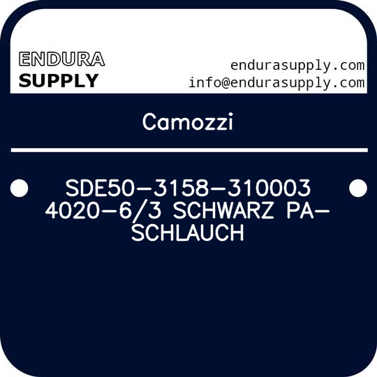 camozzi-sde50-3158-310003-4020-63-schwarz-pa-schlauch