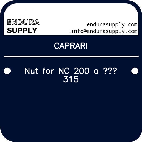 caprari-nut-for-nc-200-a-315
