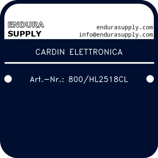 cardin-elettronica-art-nr-800hl2518cl