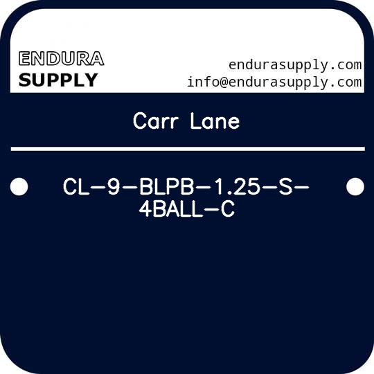 carr-lane-cl-9-blpb-125-s-4ball-c