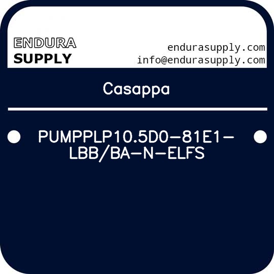 casappa-pumpplp105d0-81e1-lbbba-n-elfs