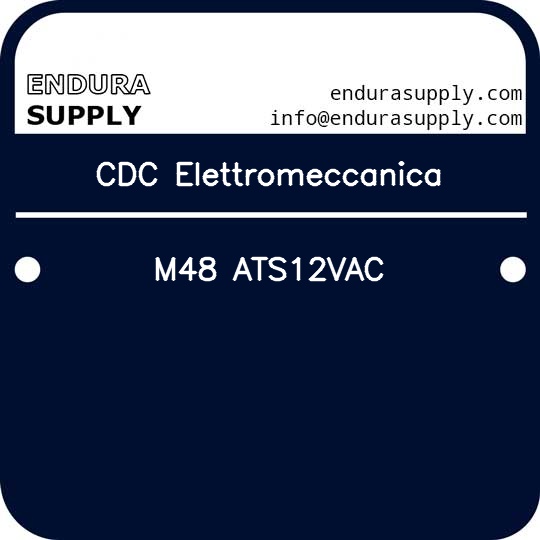 cdc-elettromeccanica-m48-ats12vac