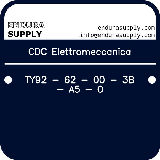 cdc-elettromeccanica-ty92-62-00-3b-a5-0