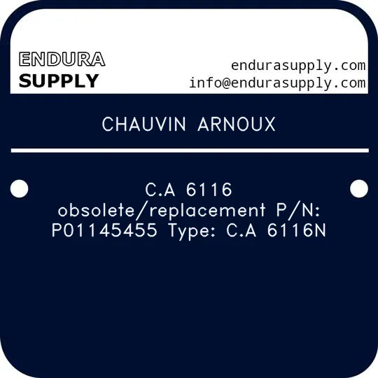 chauvin-arnoux-ca-6116-obsoletereplacement-pn-p01145455-type-ca-6116n