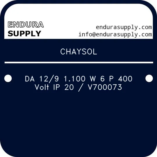 chaysol-da-129-1100-w-6-p-400-volt-ip-20-v700073