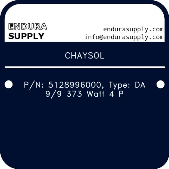 chaysol-pn-5128996000-type-da-99-373-watt-4-p