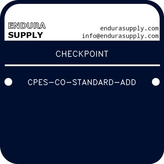 checkpoint-cpes-co-standard-add
