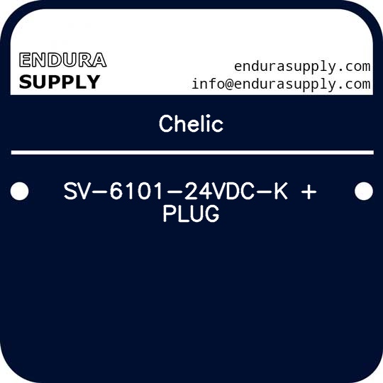 chelic-sv-6101-24vdc-k-plug