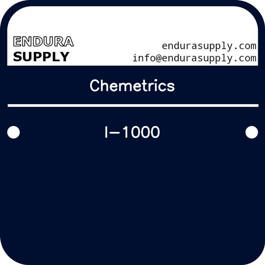 chemetrics-i-1000