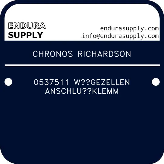 chronos-richardson-0537511-wagezellen-anschluklemm