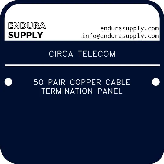 circa-telecom-50-pair-copper-cable-termination-panel