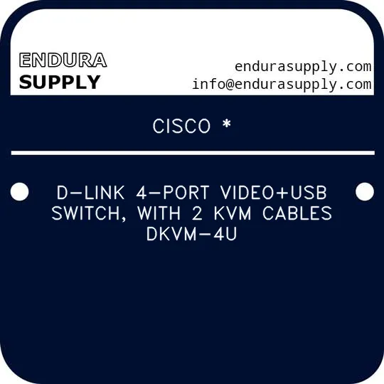 cisco-d-link-4-port-videousb-switch-with-2-kvm-cables-dkvm-4u