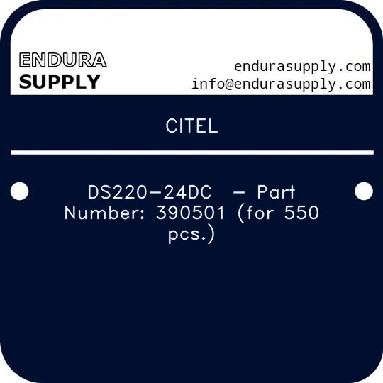 citel-ds220-24dc-part-number-390501-for-550-pcs