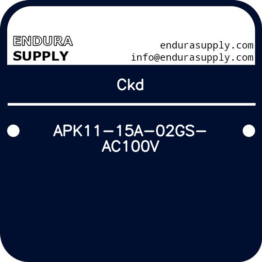 ckd-apk11-15a-02gs-ac100v
